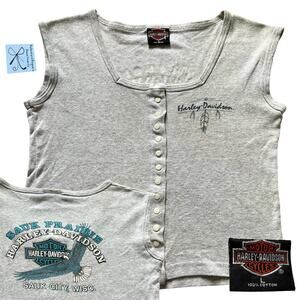 Harley-Davidson Eagle Sauk City Wisconsin Shirt Sz L